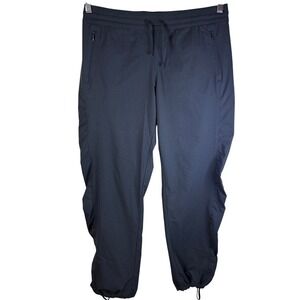 KUHL FreeFlex Womens Gray Outdoor Cargo Hiking Pants Medium Reg Drawstring Waist